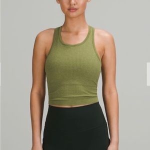 Ebb to Street Cropped Racerback Tank Top